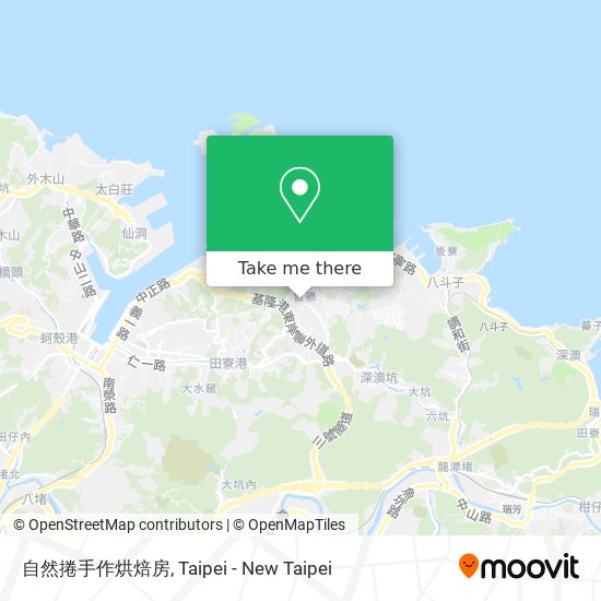 自然捲手作烘焙房地圖