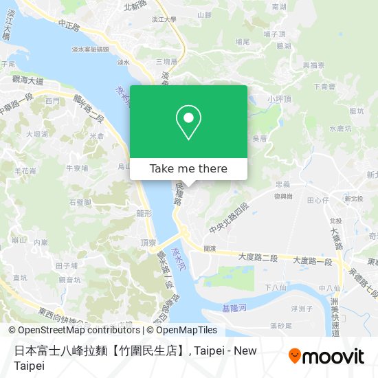 日本富士八峰拉麵【竹圍民生店】地圖