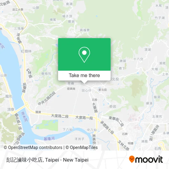彭記滷味小吃店 map