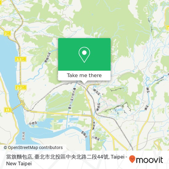 當旗麵包店, 臺北市北投區中央北路二段44號 map