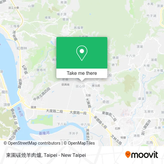 東園碳燒羊肉爐地圖