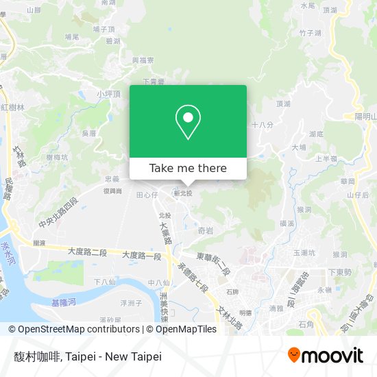 馥村咖啡 map