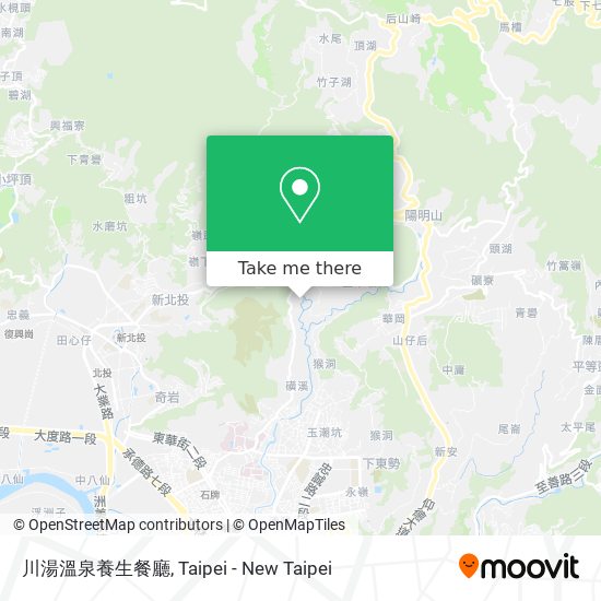 川湯溫泉養生餐廳 map