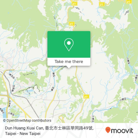 Dun Huang Kuai Can, 臺北市士林區華岡路49號 map