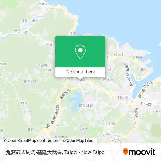 兔窩義式廚房-基隆大武崙地圖