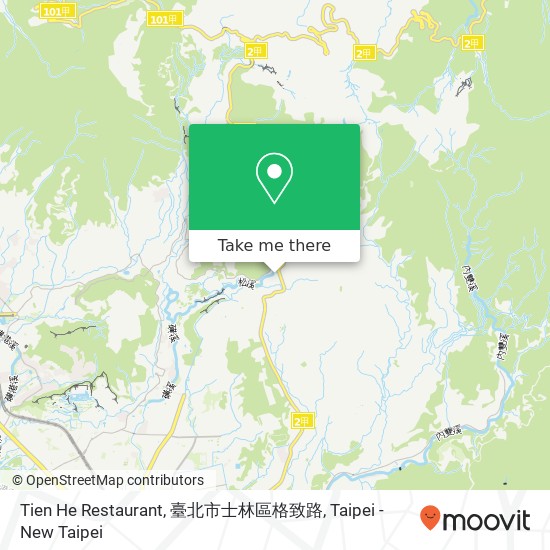 Tien He Restaurant, 臺北市士林區格致路 map