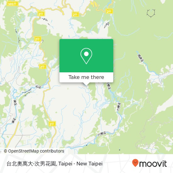 台北奧萬大-次男花園, 臺北市士林區菁山路 map