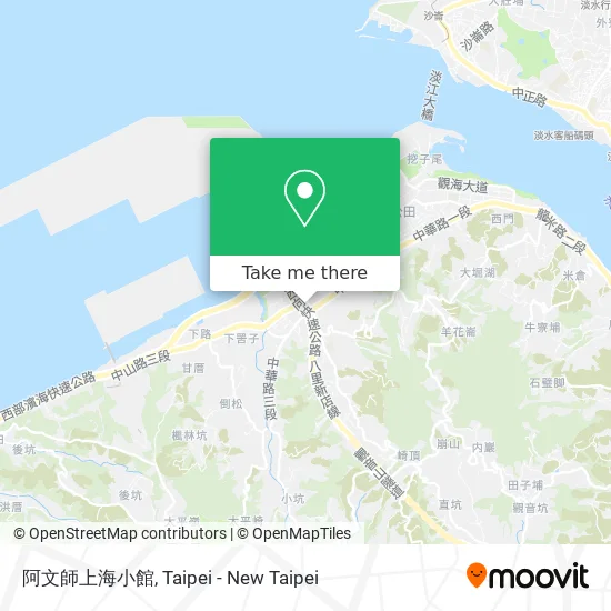 阿文師上海小館 map