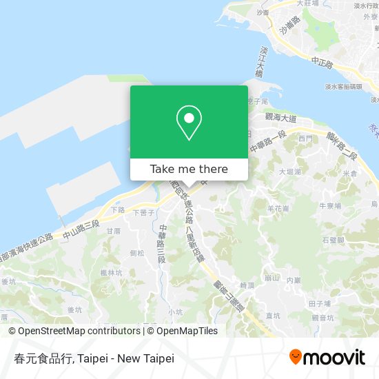 春元食品行地圖
