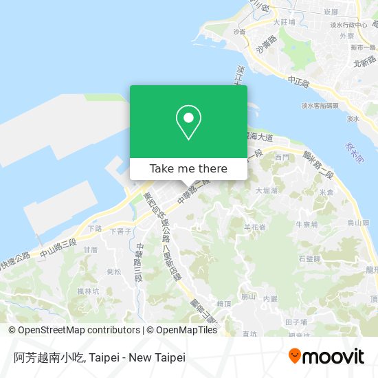 阿芳越南小吃地圖