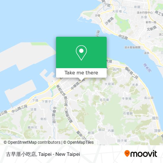 古早厝小吃店 map