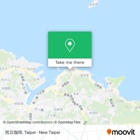 熊豆咖啡地圖