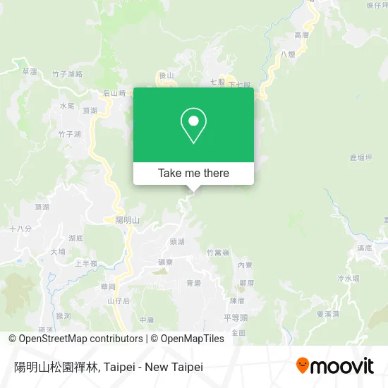 陽明山松園禪林 map