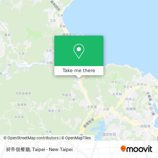 昶帝嶺餐廳地圖