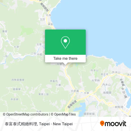 泰富泰式精緻料理地圖