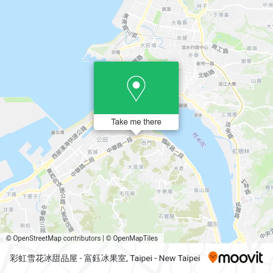 彩虹雪花冰甜品屋 - 富鈺冰果室 map