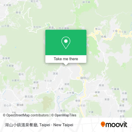 湖山小鎮溫泉餐廳 map