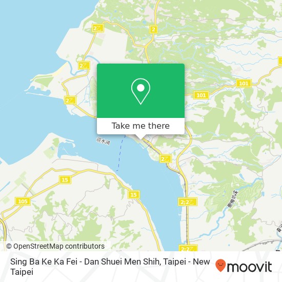 Sing Ba Ke Ka Fei - Dan Shuei Men Shih, 新北市竿蓁里公明街89號 map