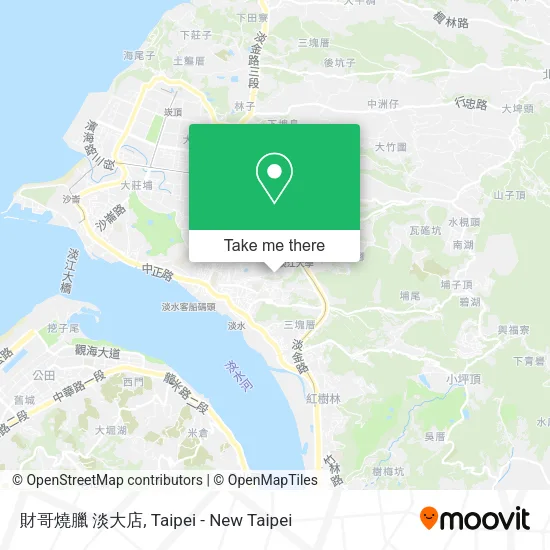 財哥燒臘 淡大店地圖