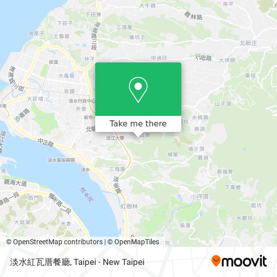 淡水紅瓦厝餐廳 map