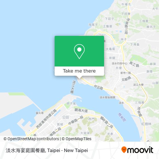 淡水海宴庭園餐廳 map