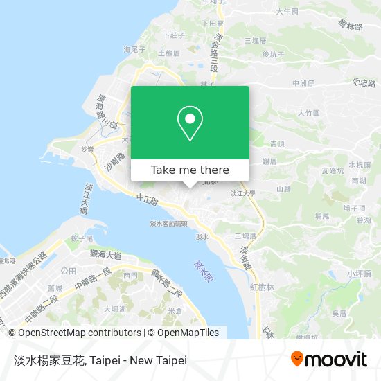 淡水楊家豆花 map