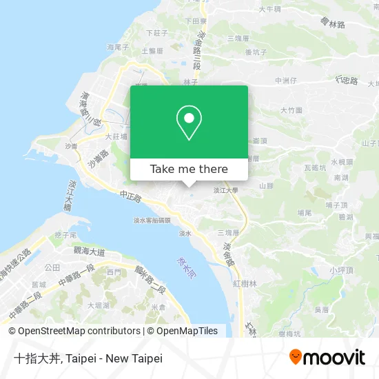 十指大丼地圖