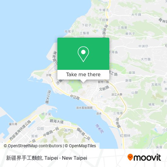 新疆界手工麵館 map