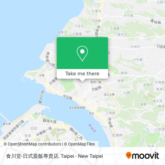 食川堂-日式蓋飯專賣店 map