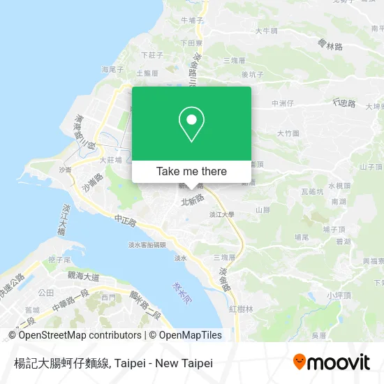 楊記大腸蚵仔麵線地圖