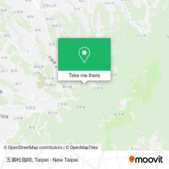 五腳松咖啡地圖