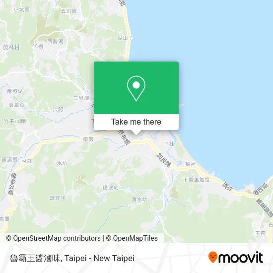 魯霸王醬滷味 map