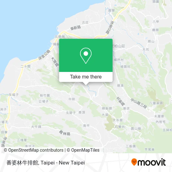 番婆林牛排館地圖