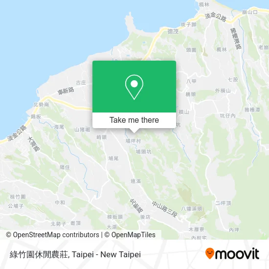 綠竹園休閒農莊地圖