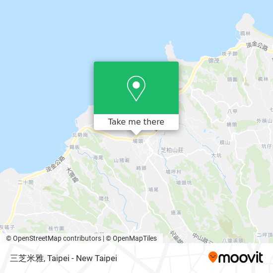 三芝米雅地圖