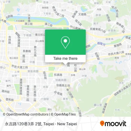 永吉路120巷3弄 2號地圖