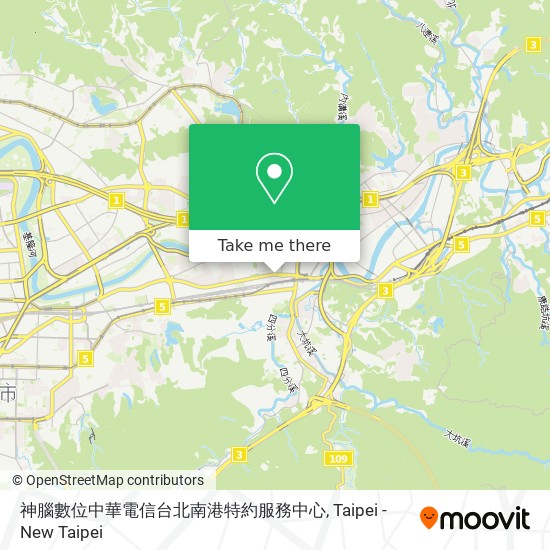 神腦數位中華電信台北南港特約服務中心 map