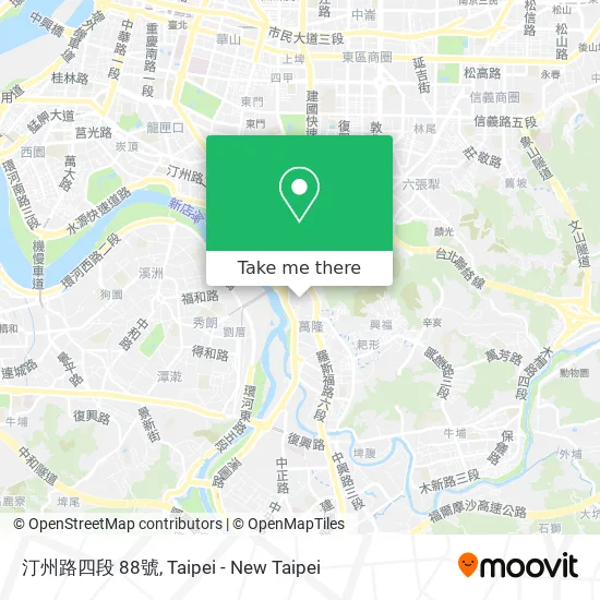 汀州路四段 88號 map