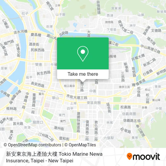 新安東京海上產險大樓 Tokio Marine Newa Insurance map