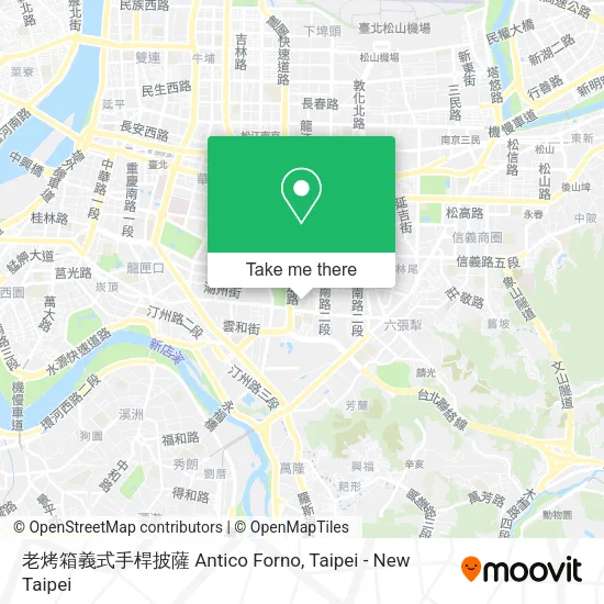 老烤箱義式手桿披薩 Antico Forno map