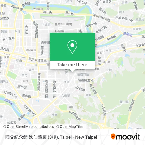 國父紀念館 逸仙藝廊 (3樓) map