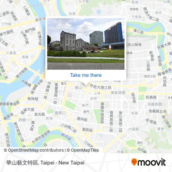 華山藝文特區地圖
