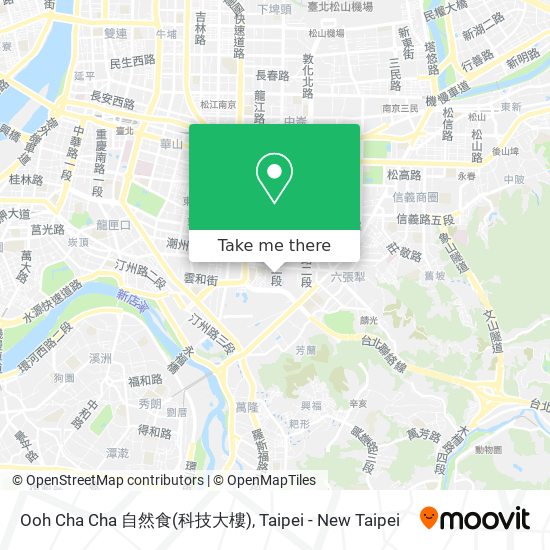 Ooh Cha Cha 自然食(科技大樓) map