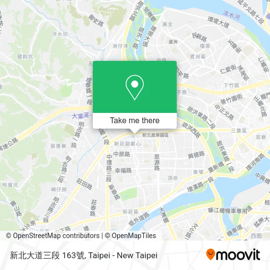 新北大道三段 163號 map