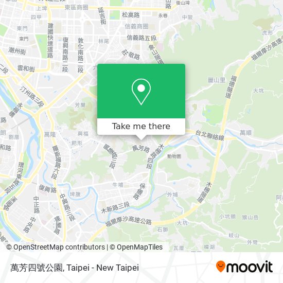 萬芳四號公園 map