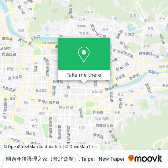 國泰產後護理之家（台北會館） map