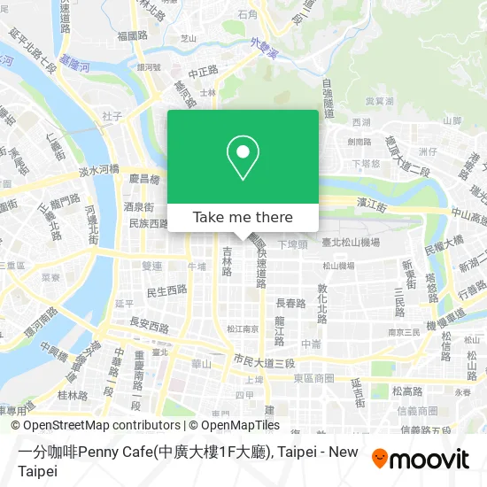 一分咖啡Penny Cafe(中廣大樓1F大廳) map