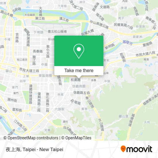 夜上海 map