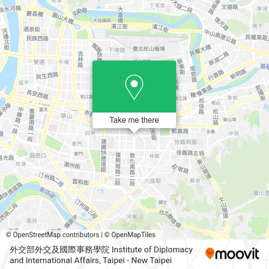 外交部外交及國際事務學院 Institute of Diplomacy and International Affairs地圖