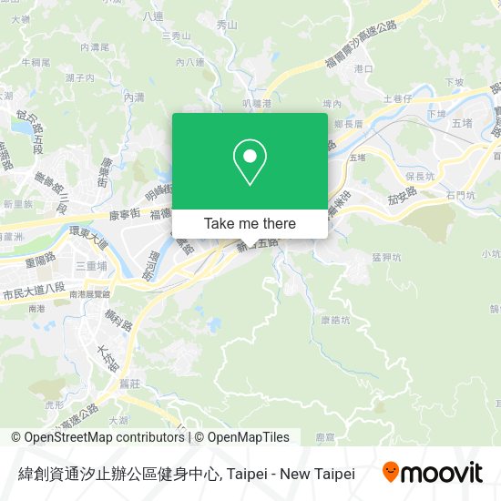 緯創資通汐止辦公區健身中心地圖